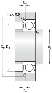 skf Deep groove ball bearings
