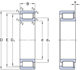 SKF Cylindrical Roller Bearings,full complement