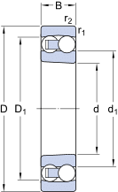 SKF Self-aligning ball bearings