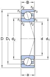 skf Angular Contact Ball Bearings,super-precision