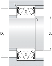 SKF Angular Contact Ball Bearings,double row