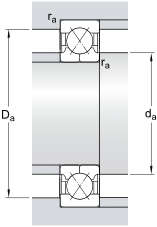 skf Angular Contact Ball Bearings,four contact