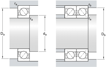 SKF Angular Contact Ball Bearings,single row