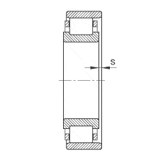 FAG Cylindrical roller bearings drawing