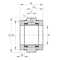 Bearing ZARN55115-TV