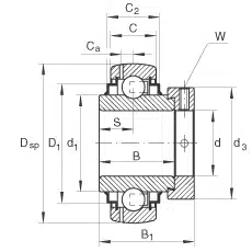 Bearing GE40-KRR-B-FA164