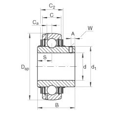 Bearing GYE12-KRR-B-VA