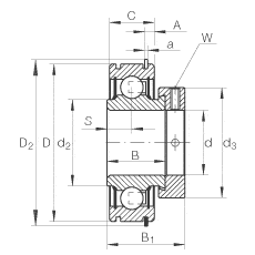 Bearing RAE30-NPP-NR