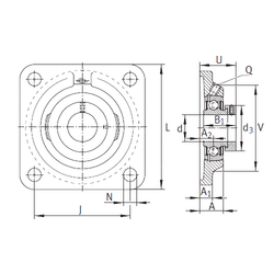 Bearing PCF45