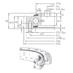 Bearing VLA 20 0414 N
